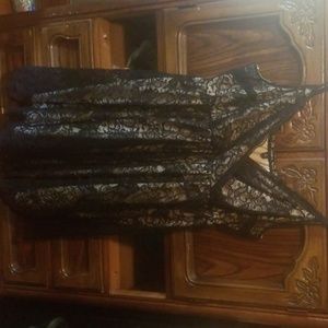 Torrid Gold lace dress